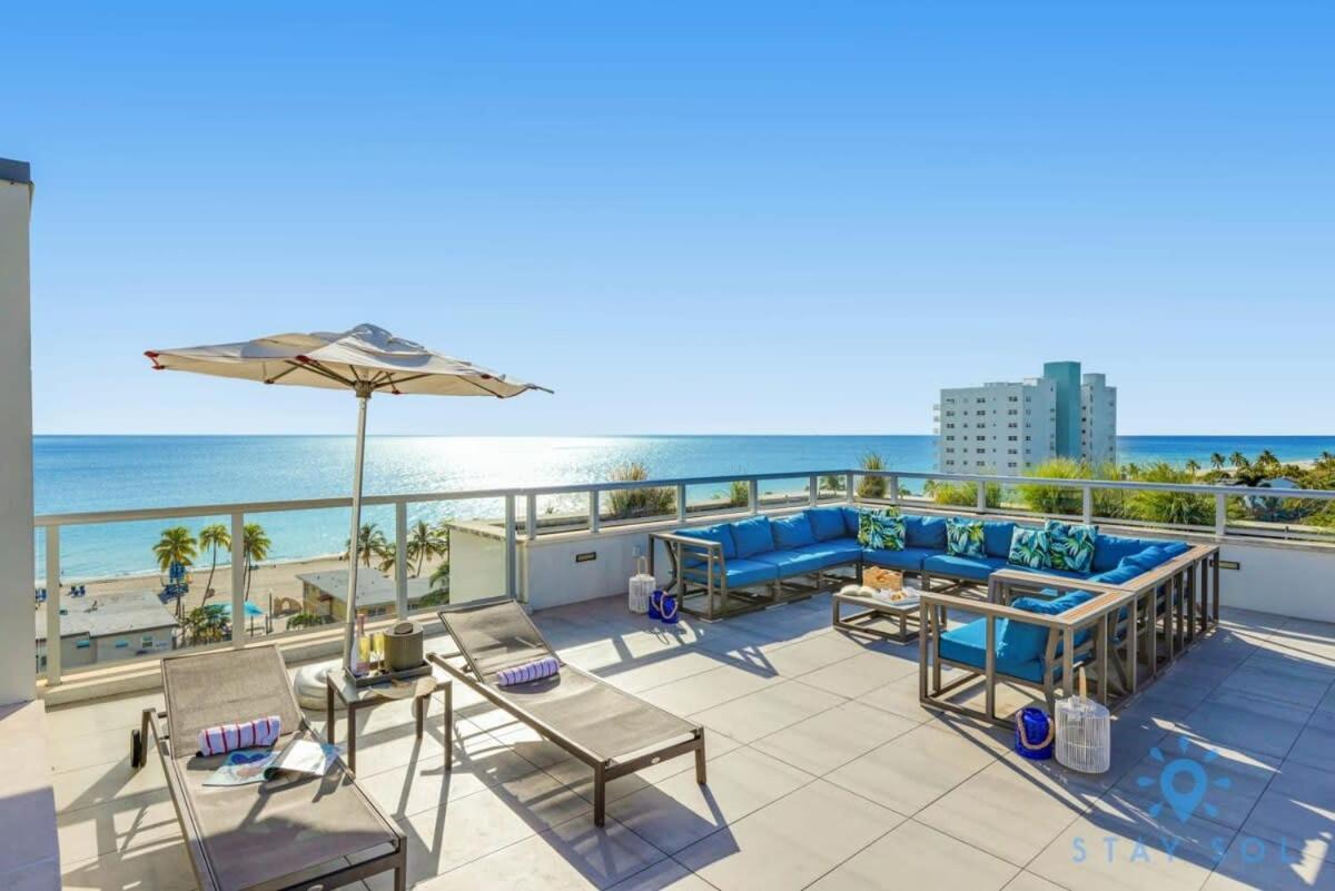 Best Stay - Rooftop Pool & Hot Tub - Hollywood Beach Dış mekan fotoğraf