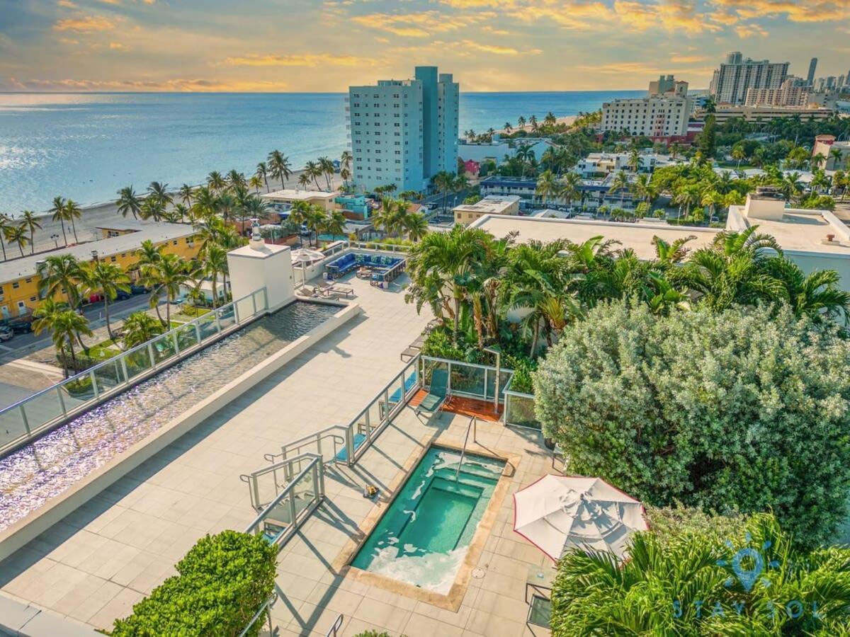 Best Stay - Rooftop Pool & Hot Tub - Hollywood Beach Dış mekan fotoğraf